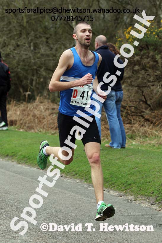 Ryan Stephenson (Morpeth) 4th leg of the National 12 Stage Relay, National 12 and 6 Stage Relays, Sutton Park, Birmingham. Photo: David T. Hewitson/Sports for All Pics